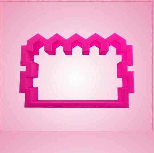 Pink Fence Cookie Cutter for Baking & Fondant Clay Gifts Kitchen