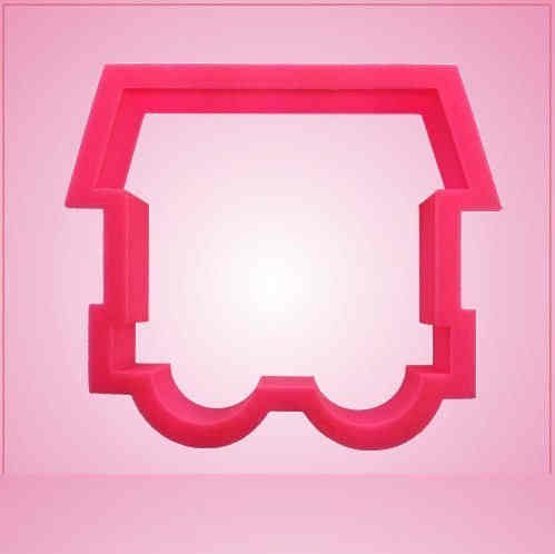 Pink Train Caboose Cookie Cutter for Baking & Fondant Clay Gifts Kitchen