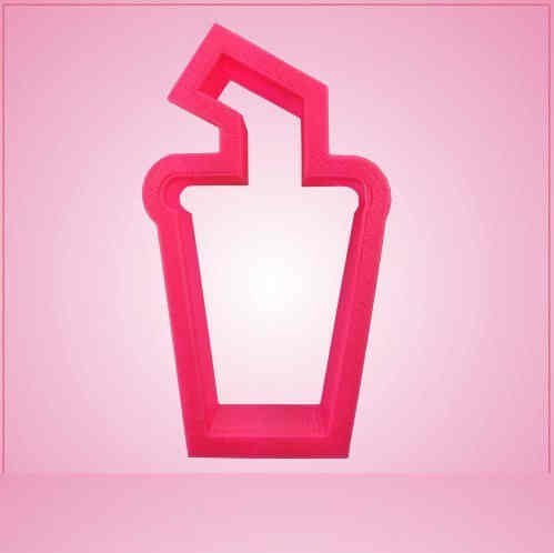 Pink Soda Cup Cookie Cutter for Baking & Fondant Clay Gifts Kitchen