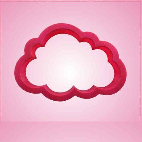Pink Cloud Cookie Cutter for Baking & Fondant Clay Gifts Kitchen