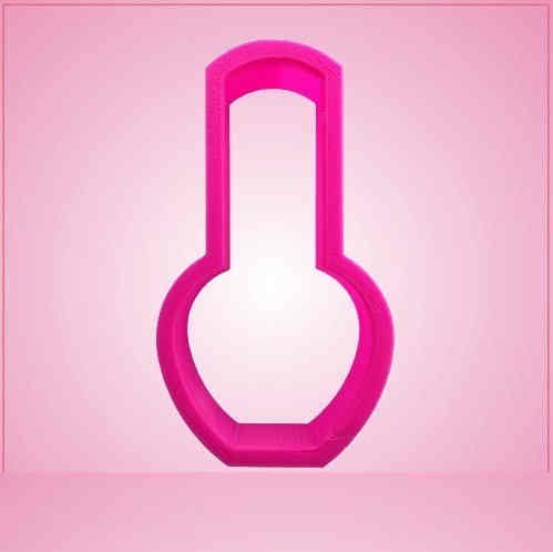 Pink Nail Polish Cookie Cutter for Baking & Fondant Clay Gifts Kitchen