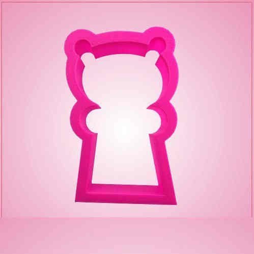 Pink Patty Polar Bear Cookie Cutter for Baking & Fondant Clay Gifts Kitchen