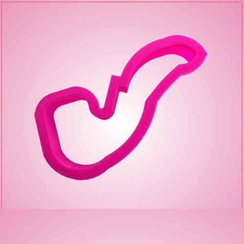 Pink Pipe Cookie Cutter for Baking & Fondant Clay Gifts Kitchen