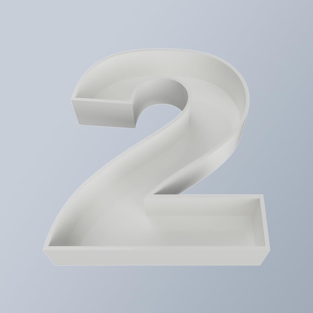 8" Hard Plastic Reusable Plastic Letter Food Trays, Letter Charcuterie Board Box for all Party Decoration (White Coloe)