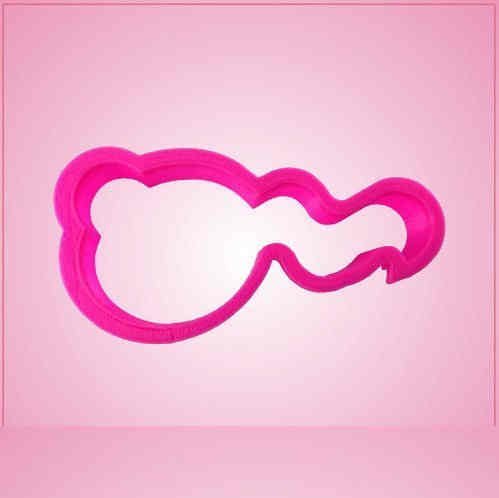 Pink Sperm Cookie Cutter for Baking & Fondant Clay Gifts Kitchen