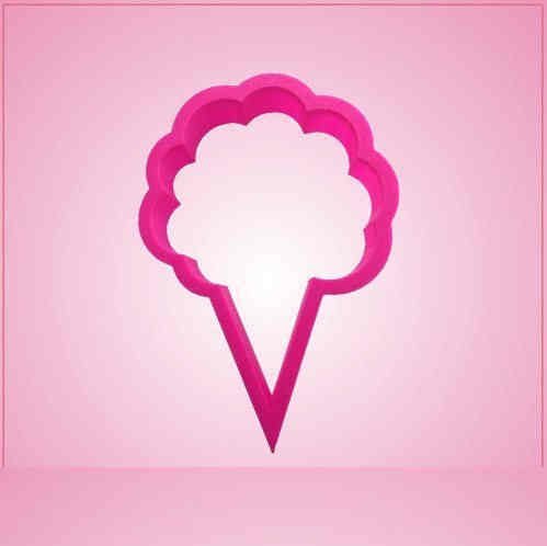 Pink Cotton Candy Cookie Cutter