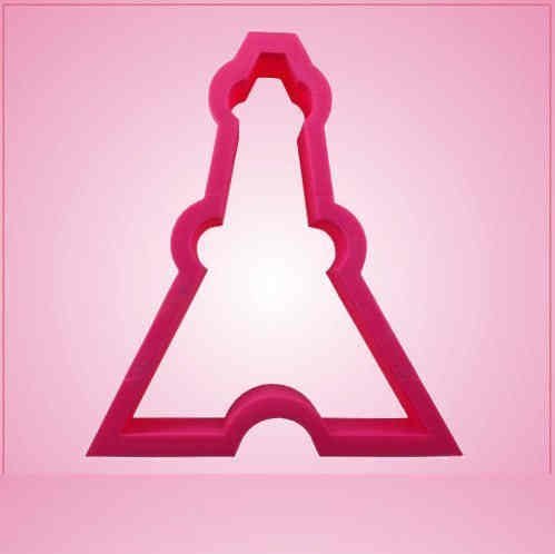 Pink Eiffel Tower Cookie Cutter for Baking & Fondant Clay Gifts Kitchen