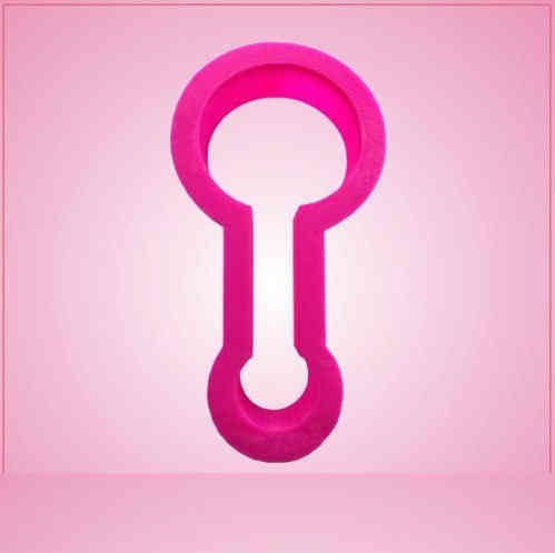 Pink Bubble Wand Cookie Cutter for Baking & Fondant Clay Gifts Kitchen