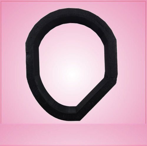 Toy Block Ninja Cookie Cutter 3 inches tall, just over 2-1/4 inches wide
