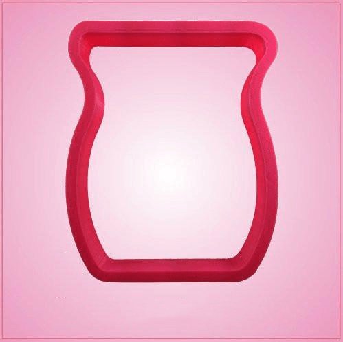 Pink Vase Cookie Cutter for Baking & Fondant Clay Gifts Kitchen
