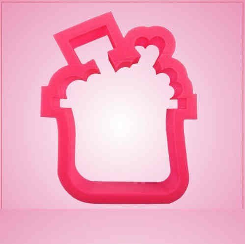 Pink Sand Bucket Cookie Cutter for Baking & Fondant Clay Gifts Kitchen