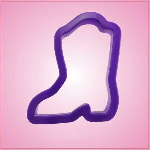 Purple Cowboy Boot Cookie Cutter for Baking & Fondant Clay Gifts Kitchen