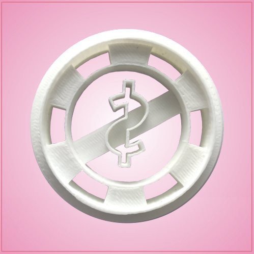 Poker Chip Cookie Cutter for Baking & Fondant Clay Gifts Kitchen