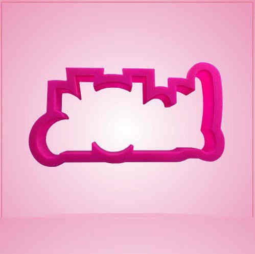 Pink Aloha Word Cookie Cutter for Baking & Fondant Clay Gifts Kitchen