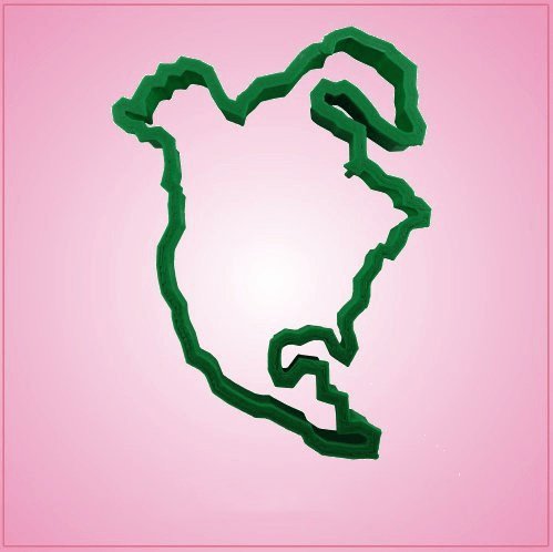 North America Cookie Cutter for Baking & Fondant Clay Gifts Kitchen