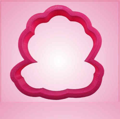 Pink Oyster Clam Shell Cookie Cutter for Baking & Fondant Clay Gifts Kitchen