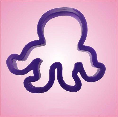 Purple Octopus Cookie Cutter for Baking & Fondant Clay Gifts Kitchen