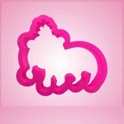 Pink Penny Polar Bear Cookie Cutter for Baking & Fondant Clay Gifts Kitchen