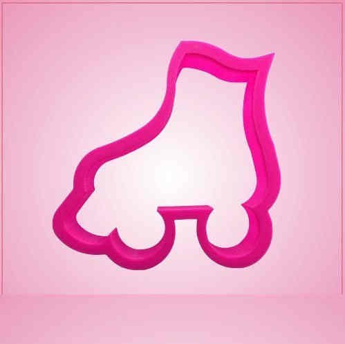 Pink Roller Skate Cookie Cutter for Baking & Fondant Clay Gifts Kitchen