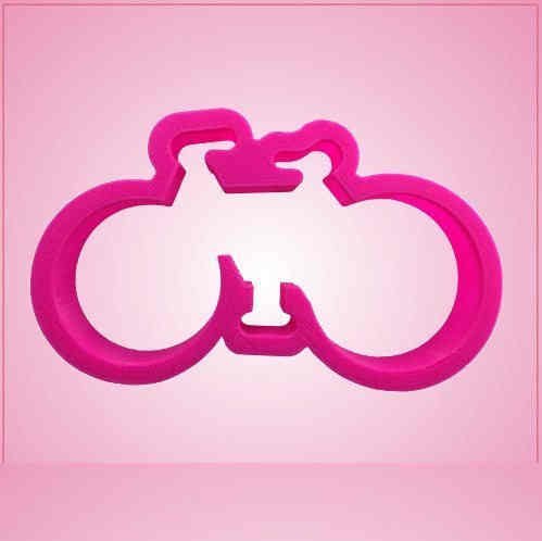 Pink Bicycle Cookie Cutter for Baking & Fondant Clay Gifts Kitchen