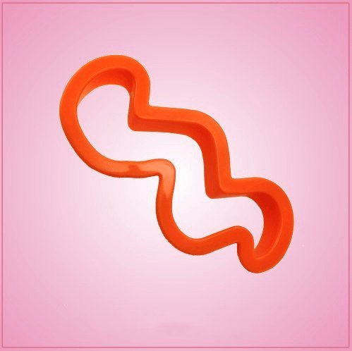 Orange Worm Cookie Cutter for Baking & Fondant Clay Gifts Kitchen