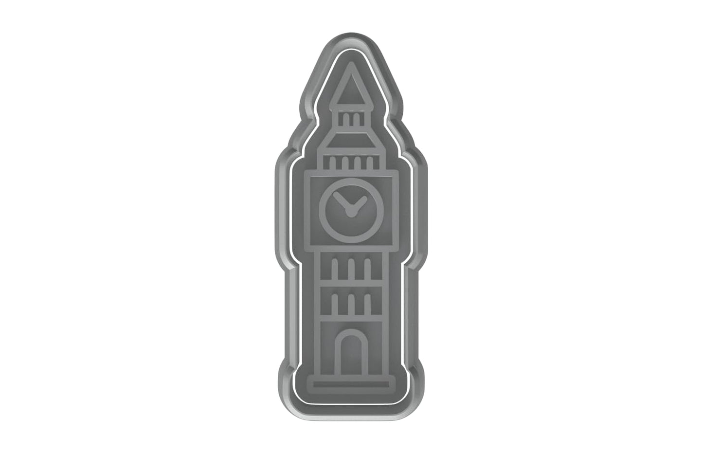 British Big Ben Cookie Cutter - 4x1.3" Professional Kitchen Quality