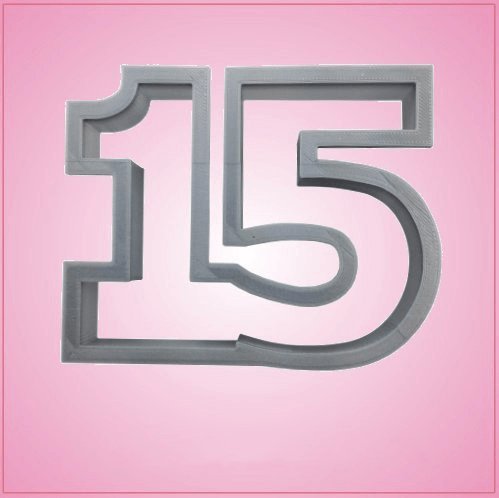 Number 15 Cookie Cutter