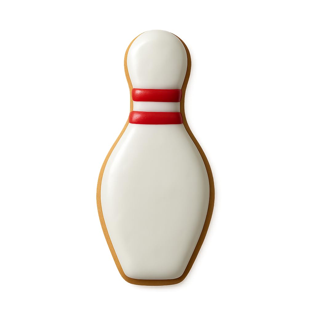 Bowling Pin Cookie Cutter - 5x2.25 Inches, Perfect for Bowling Lovers and Fun Baking