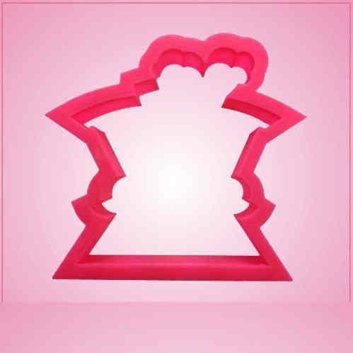 Pink Train Facing Front Cookie Cutter for Baking & Fondant Clay Gifts Kitchen