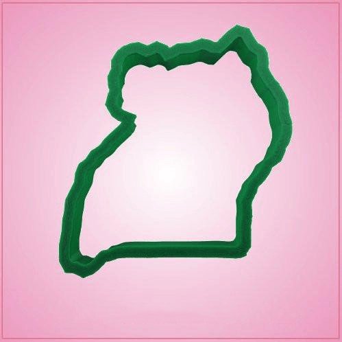 Uganda Cookie Cutter for Baking & Fondant Clay Gifts Kitchen
