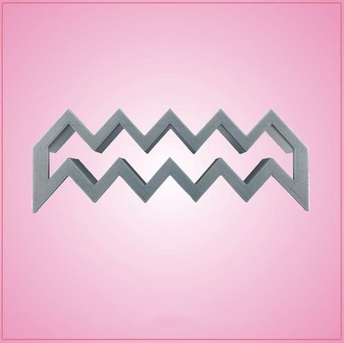 Open Ended Chevron Cookie Cutter for Baking & Fondant Clay Gifts Kitchen