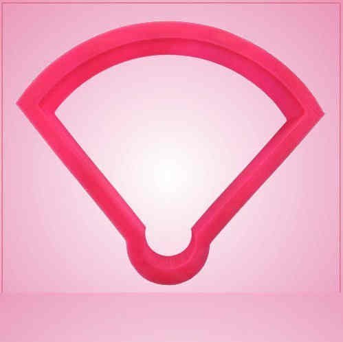 Pink Baseball Field Cookie Cutter for Baking & Fondant Clay Gifts Kitchen