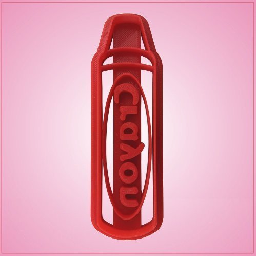 Embossed Crayon Cookie Cutter 4-1/2 Inches