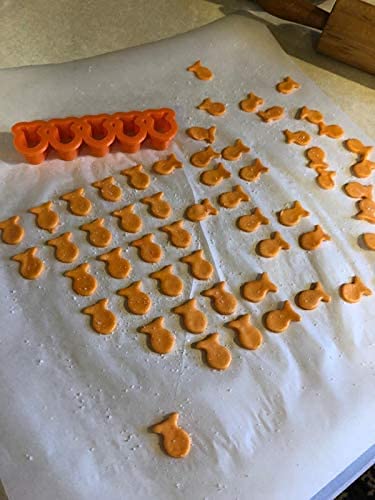CookieCutter Mini Tiny Fish Cookie Cutter, Goldfish Cracker Multi x5 (2 Pack) - Fun, Baking, Dough, and Fondant Cutter For Kids, Baked Fish-Shaped Maker (2)