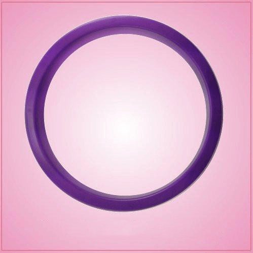 Purple Circle Cookie Cutter for Baking & Fondant Clay Gifts Kitchen