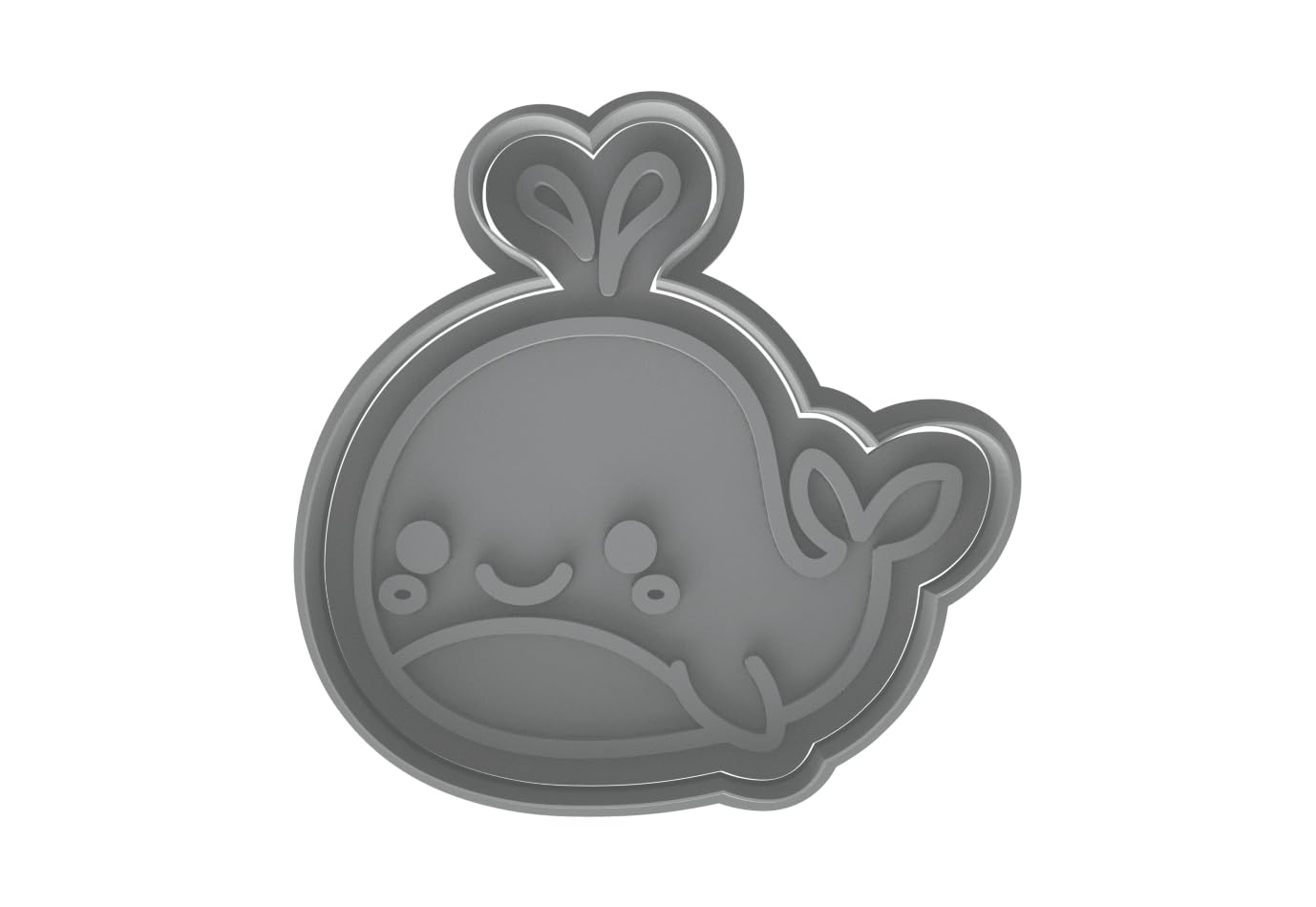 Jonah’s Whale Cookie Cutter - 4x3.9" Quality Kids Birthday Baking