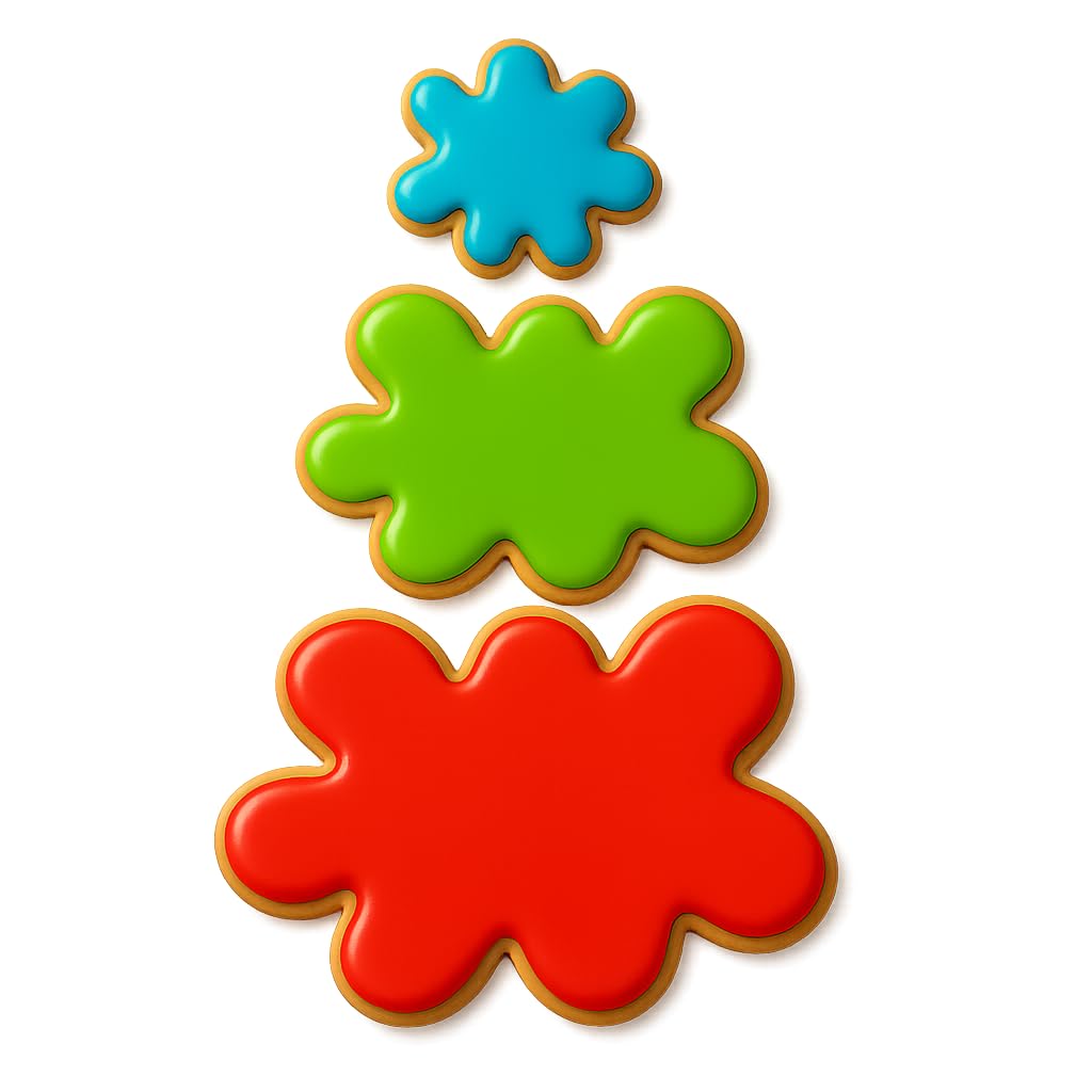 Paint Splatter Cookie Cutter for Baking & Fondant Clay Gifts Kitchen