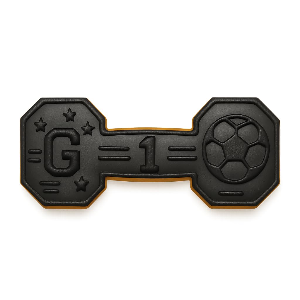 Dumbbell Cookie Cutter (4x1.68 Inches) - Fitness & Gym Inspired Baking Tool