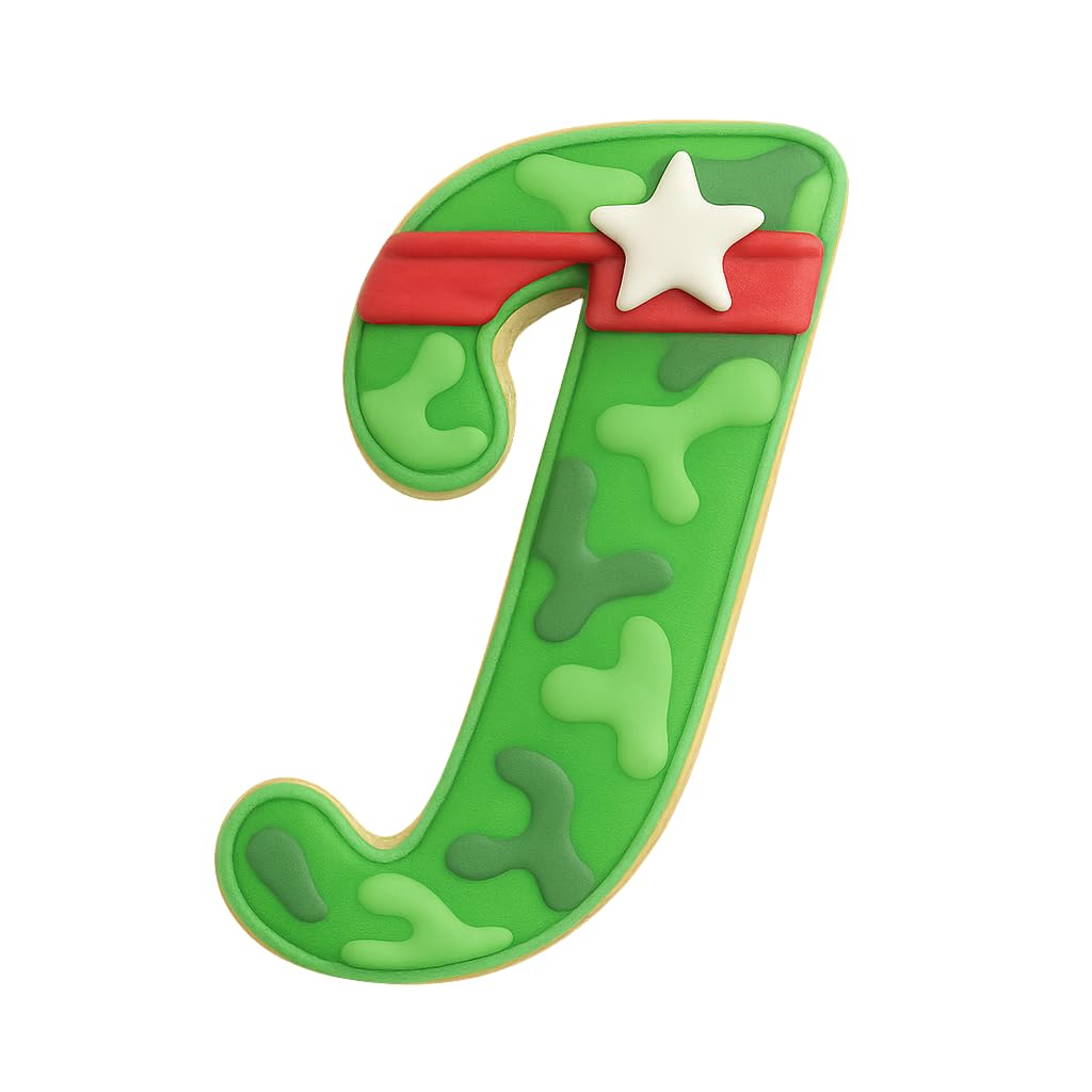 Fancy Cursive Letter Cookie Cutter - 4" Tall Alphabet Baking Mold (Random Color)