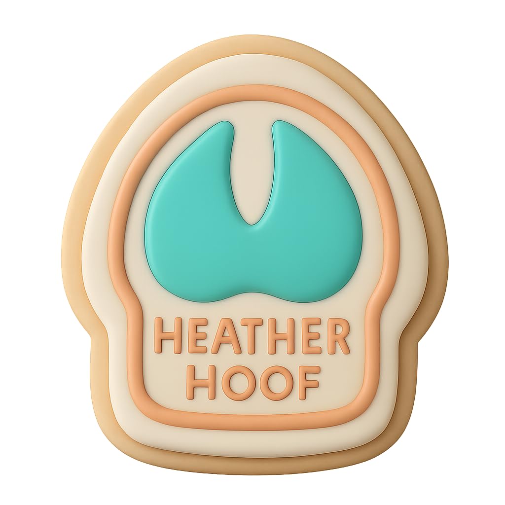Heather Hoof Cookie Cutter - 4x3.8" Fun Creative Baking Design