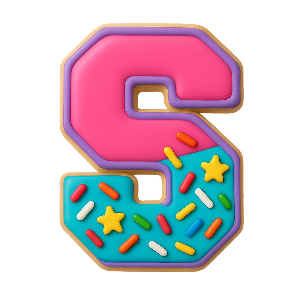 Mighty Gadget 3 inches Varsity Letters Cookie Cutters