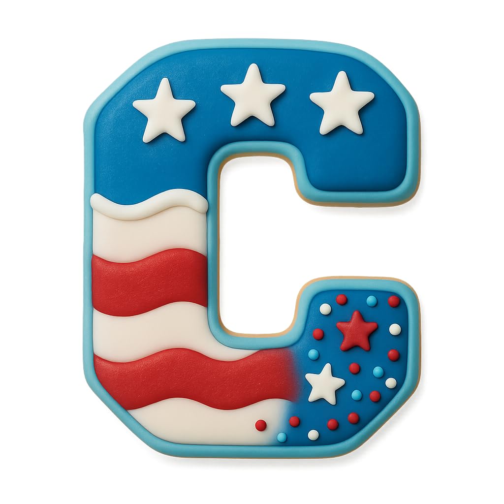 Mighty Gadget 3 inches Varsity Letters Cookie Cutters