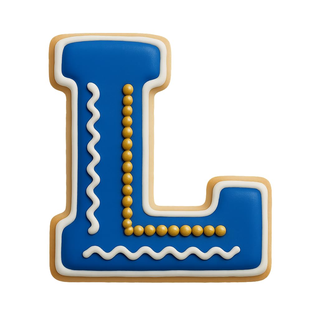 Mighty Gadget 3 inches Varsity Letters Cookie Cutters