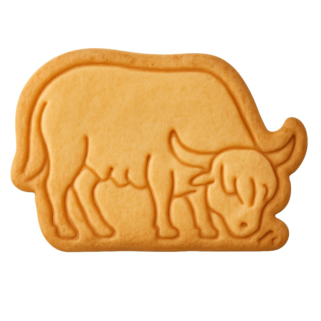 Heather Grazing Coos Cookie Cutter - 4x2.8" Premium Kitchen Baking