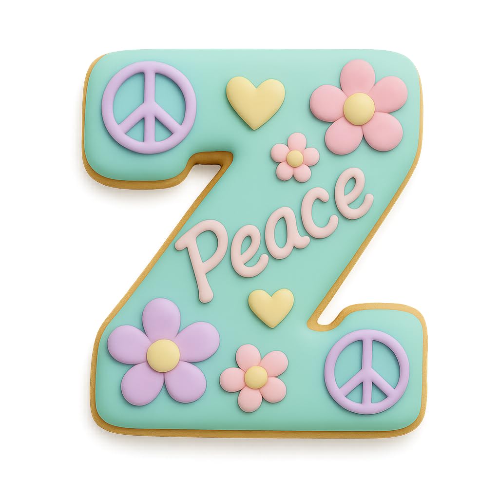 4" Varsity Letter Z Cookie Cutter