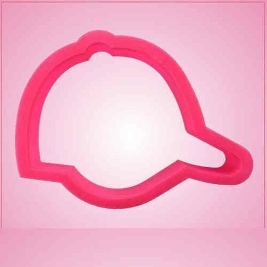 Pink Baseball Cap Cookie Cutter for Baking & Fondant Clay Gifts Kitchen