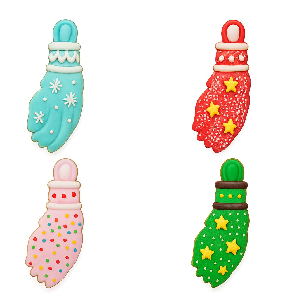 Mighty Gadget Lucky Rabbit Foot Cookie Cutter & Stamp - 4x1.8" Unique Design for Whimsical Treats (Random Color)