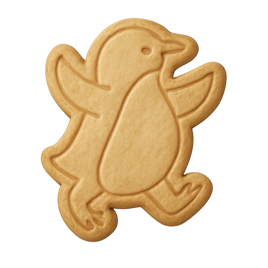 Prancing Penguin Cookie Cutter - 3x4" Creative Baking Fun Design
