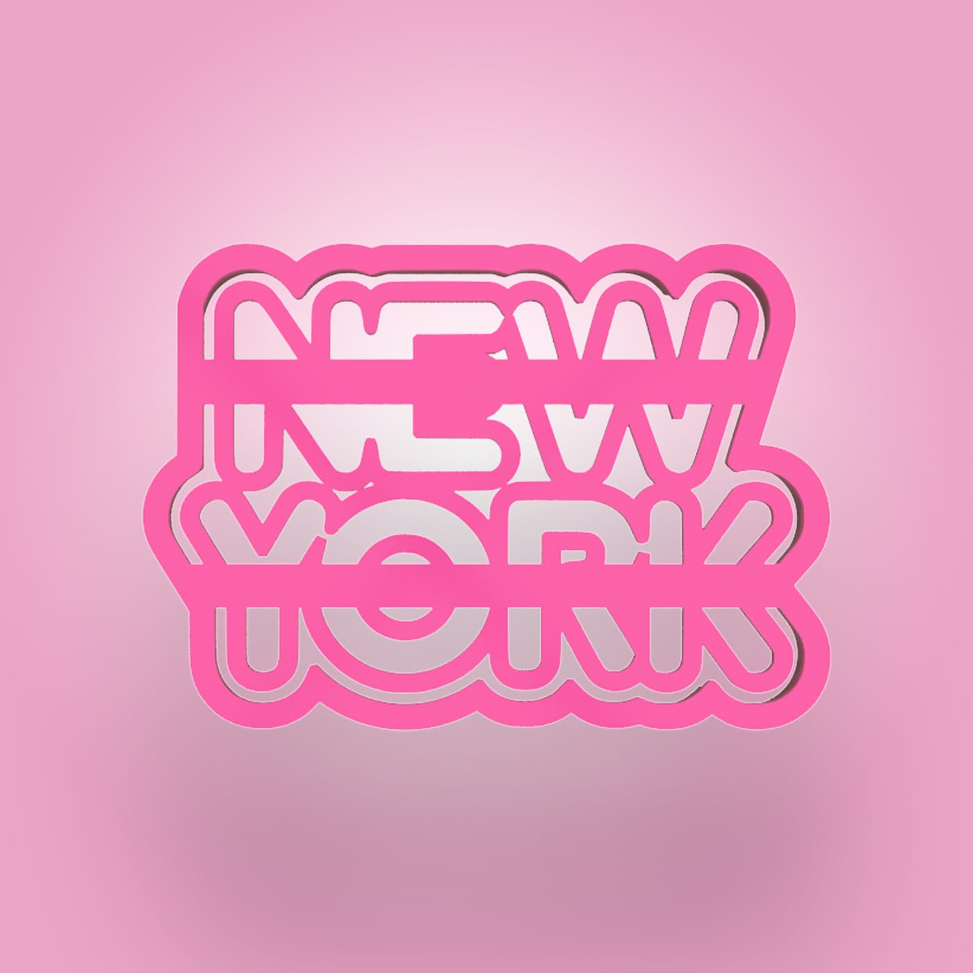 New York Word Cookie Cutter