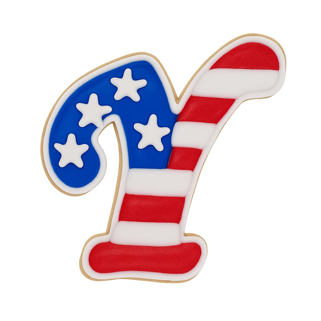 Fancy Cursive Letter Cookie Cutter - 4" Tall Alphabet Baking Mold (Random Color)